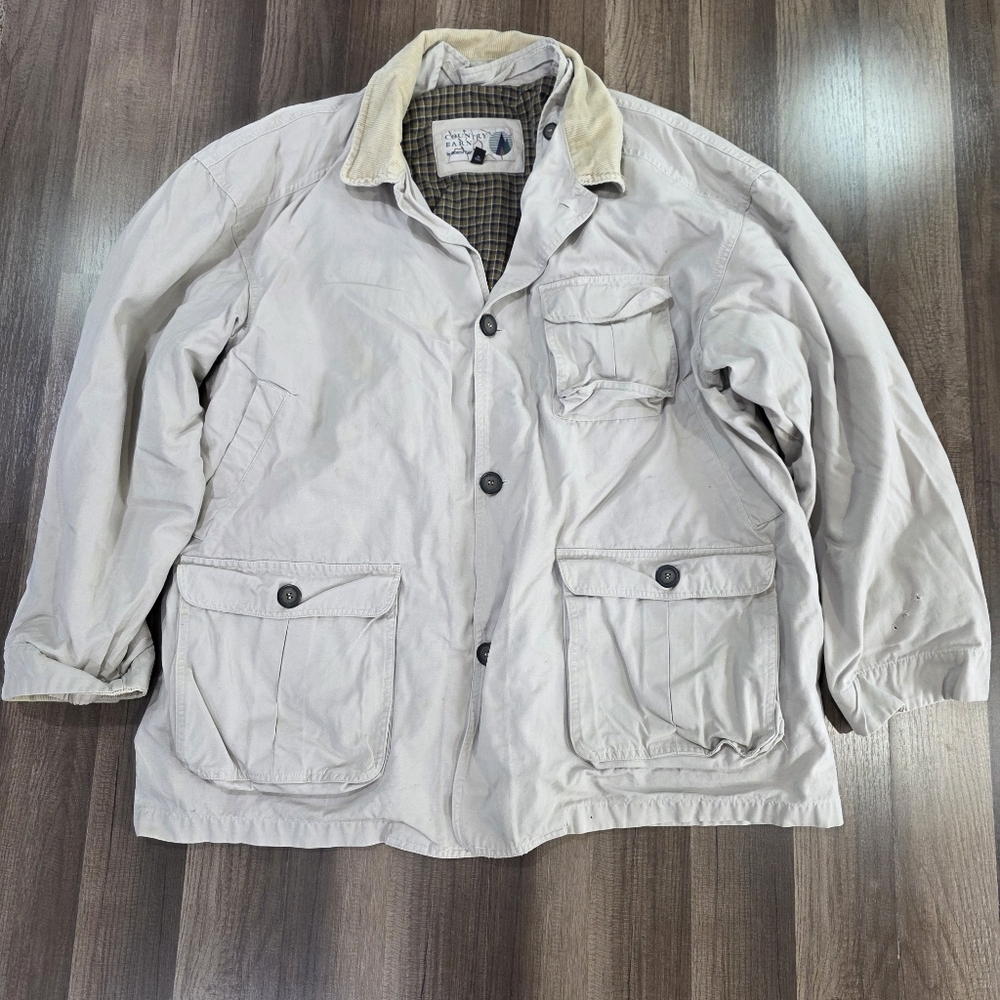 Country Barn Rugged Patina Insulated Barn Utility Chore Coat w/Button Closure.XL
